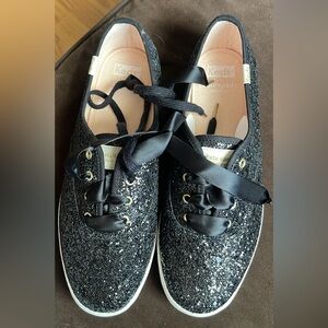 Keds Women's Glittery Black Sneakers